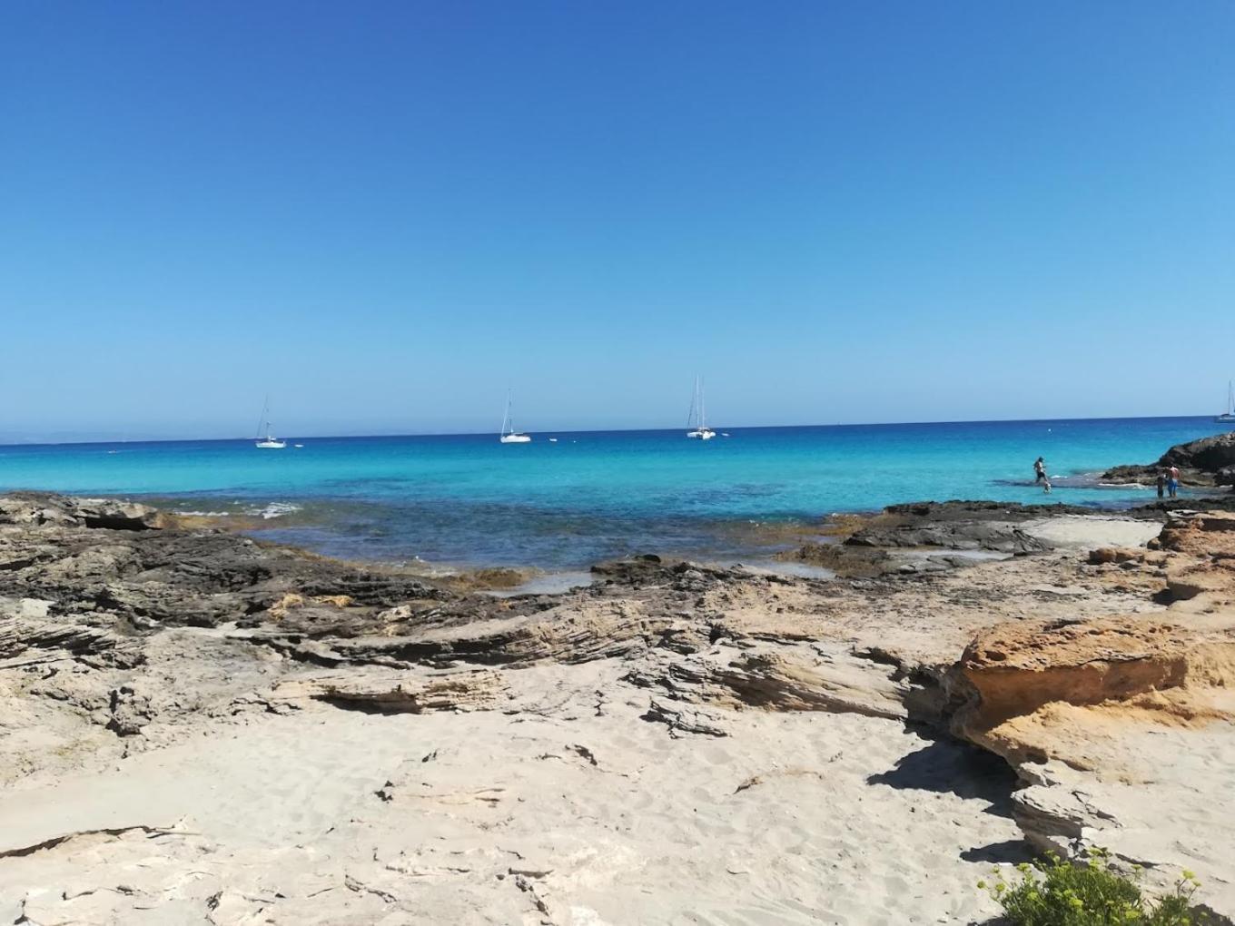 Villa Skiba Es Caló de Sant Agustí Esterno foto