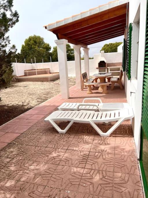 Villa Skiba Es Caló de Sant Agustí Esterno foto